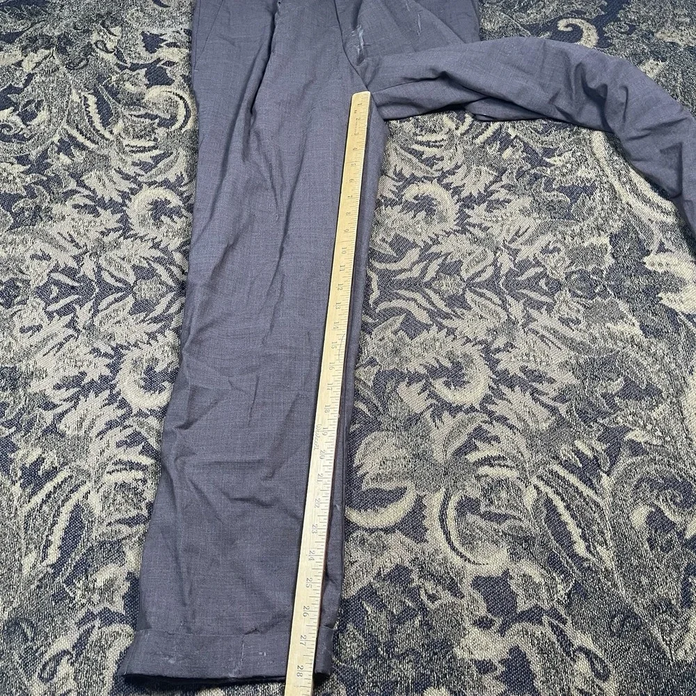 Nike Tiger Woods Mens Brown Straight Pants Wool Blend Size 32x30 Comfort Flawed